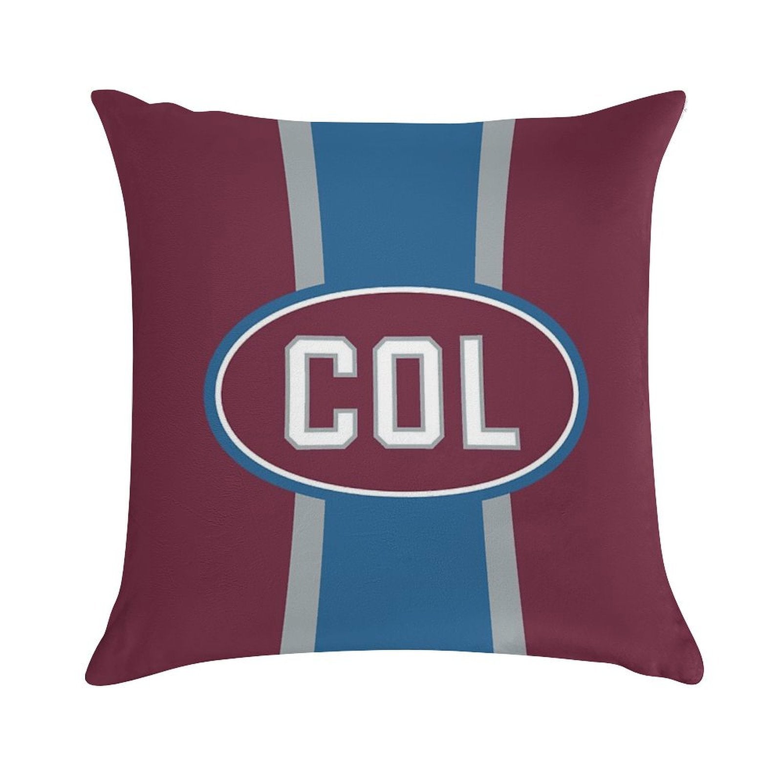 Colorado Oval Soft Shrink-Resistant Throw Pillow