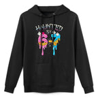 Haunted by 67 Ice Cream Drip Funny Six Seven Meme Halloween Relaxed Fit Hoodie