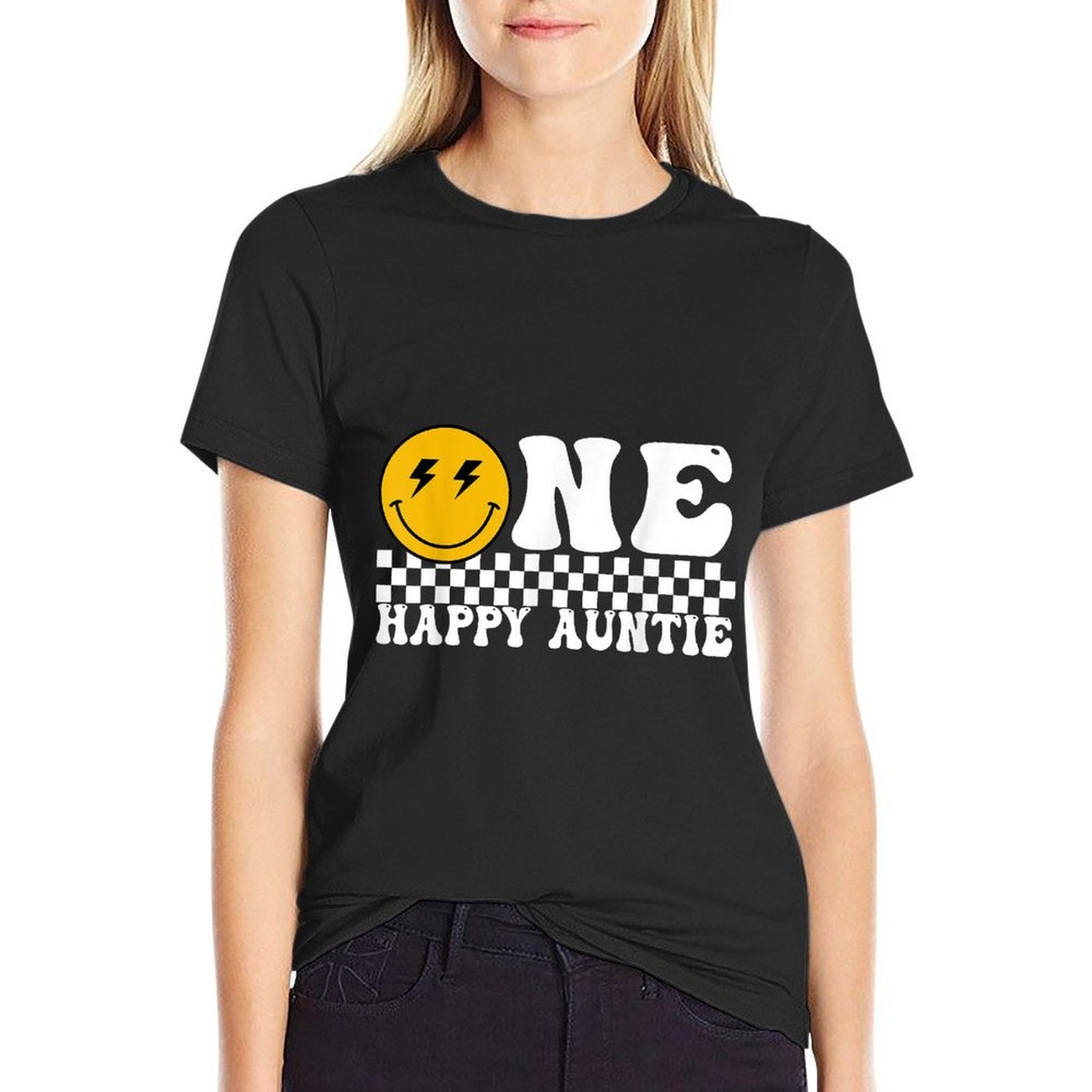 One Happy Dude Auntie 1st Birthday Family Matching  Versatile T-Shirt