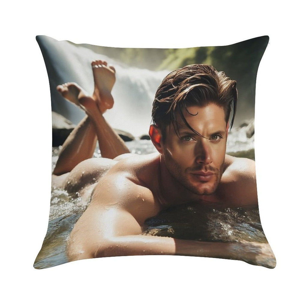 Jensen Ackles Soft Warmth Comfort Throw Pillow