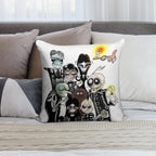 The Addams Family Portrait Soft Gift Ready Throw Pillow