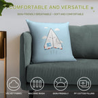 Airmail Soft Bedroom Essential Throw Pillow