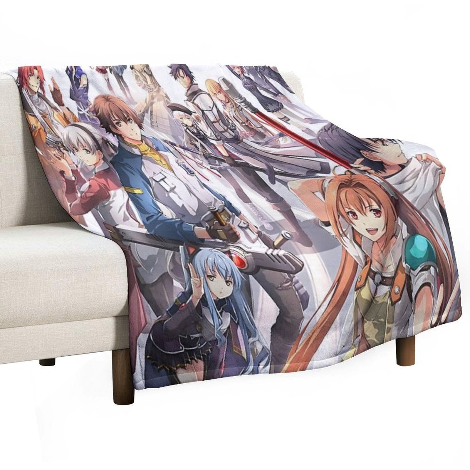 Main Characters - Kiseki Series - Legend of Heroes - Trails of Cold Steel Travel-friendly Throw Blanket