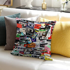 Cassette Tape Soft Ultra-Soft Texture Throw Pillow