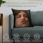 ( ˘ ³˘) Goob Soft Durable Construction Throw Pillow