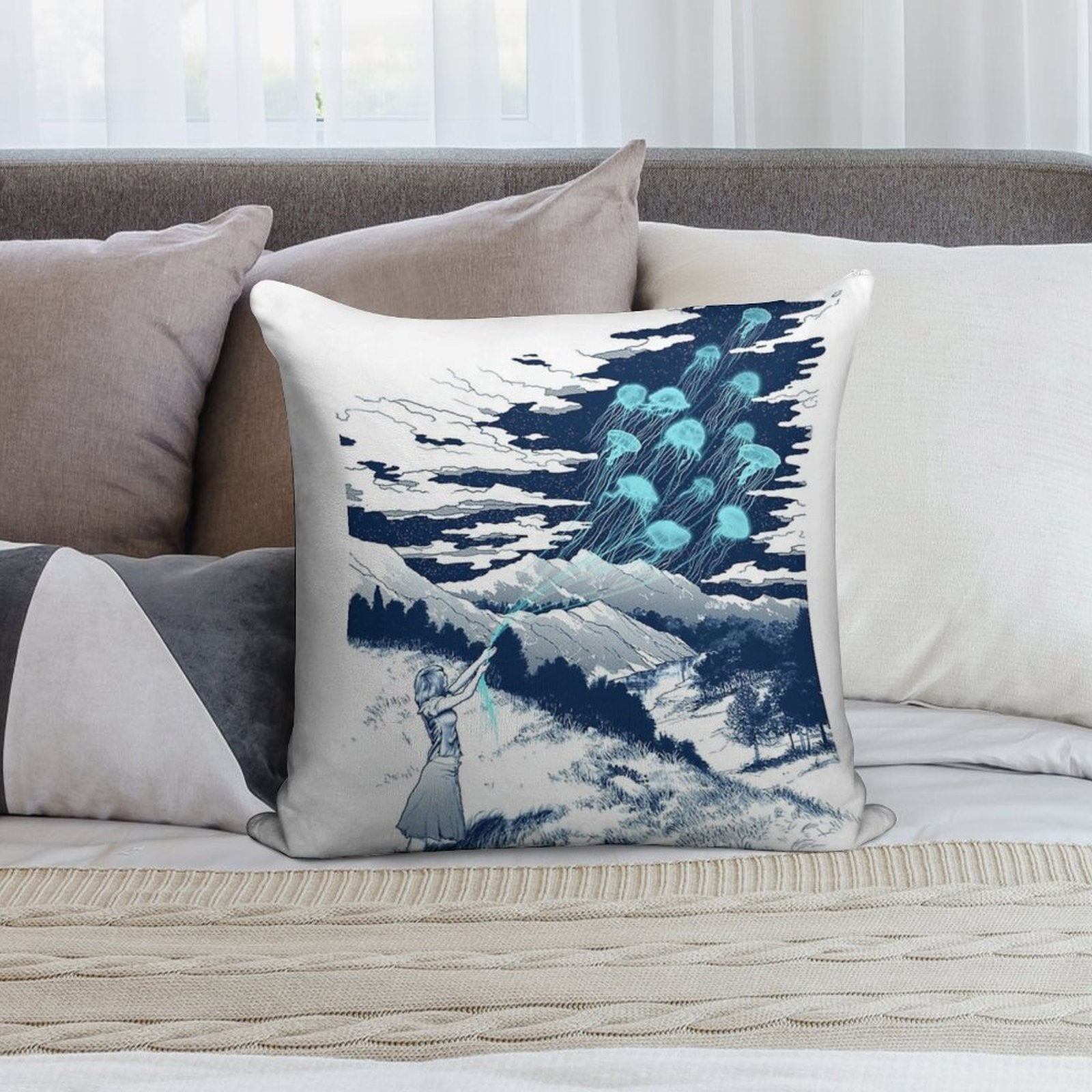 Release The Kindness Soft Style Accent Throw Pillow