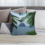 Rocher Du Diamant 2 - Martinique, F.W.I. Soft Bedroom Essential Throw Pillow