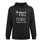 Couple Matching Husband And Wife Travel Partners For Life Unisex Design Hoodie