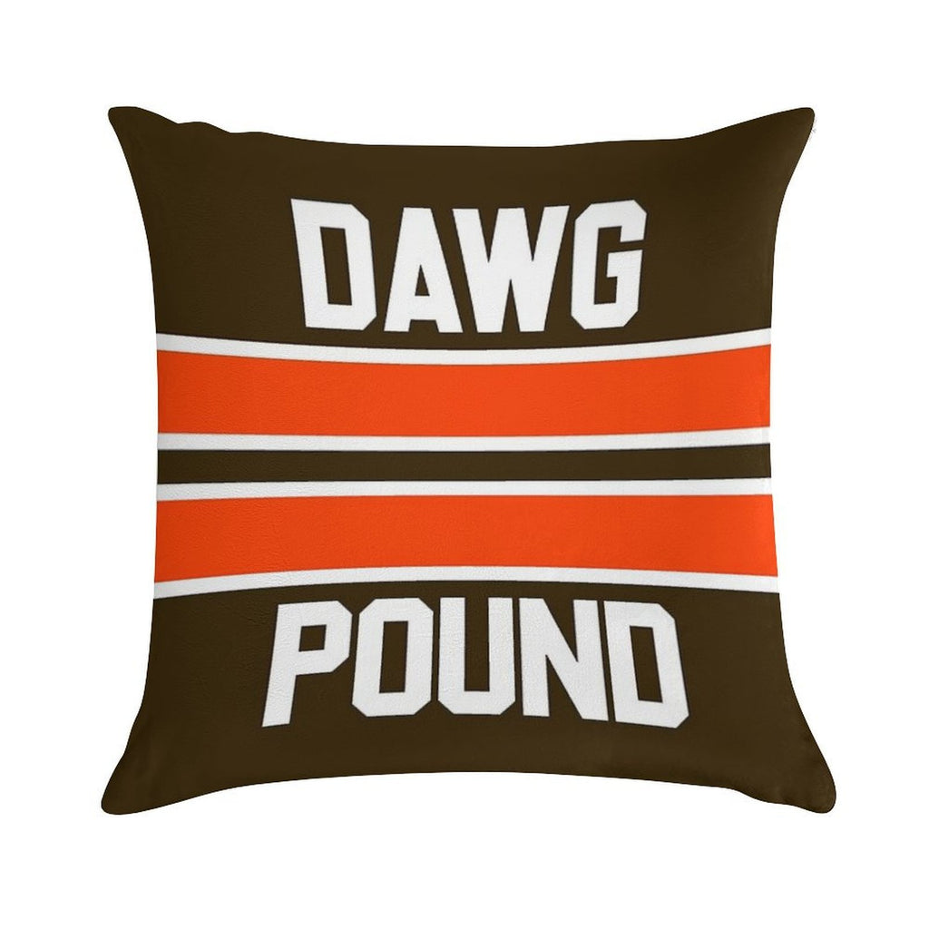 Dawg Pound Soft Home Decor Throw Pillow