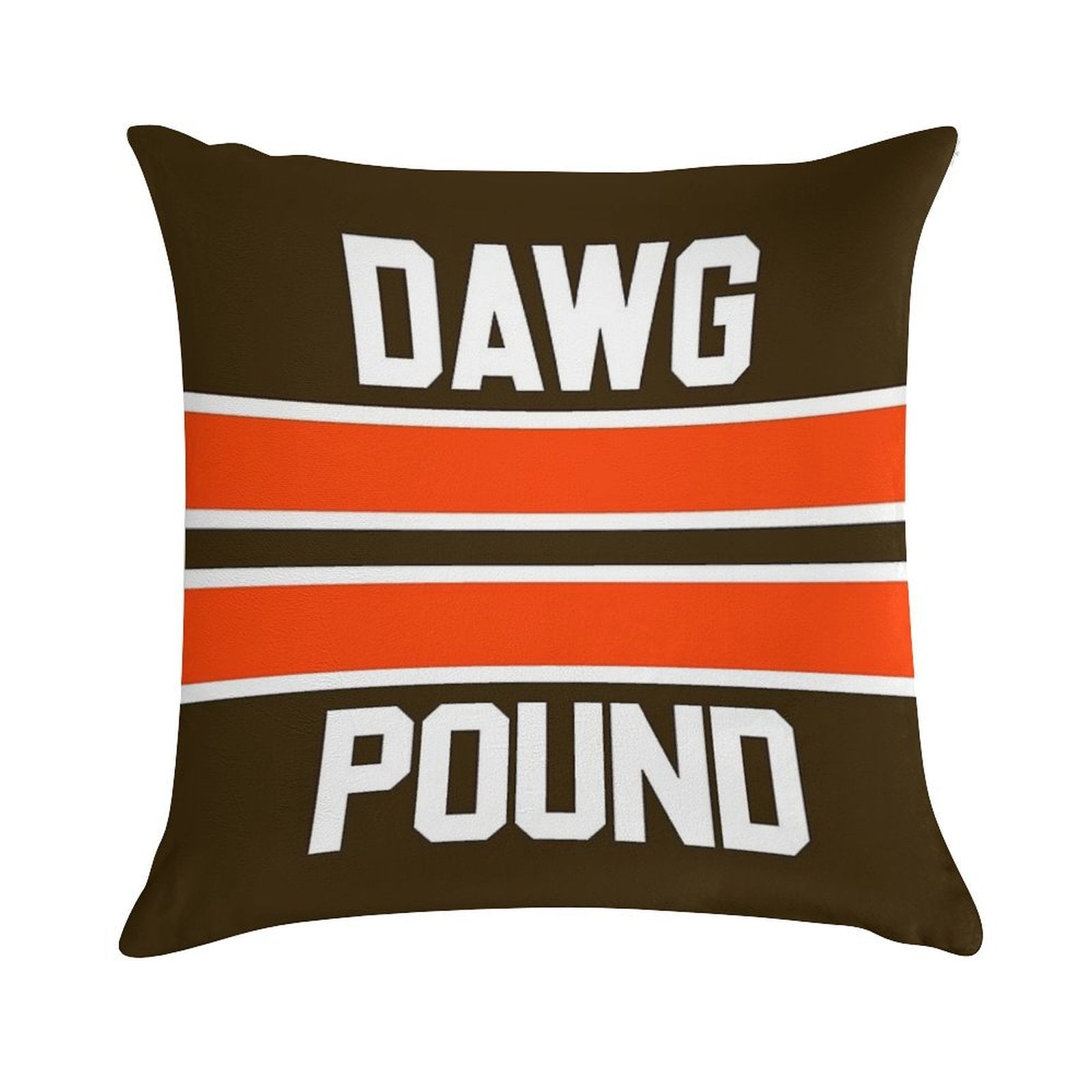 Dawg Pound Soft Home Decor Throw Pillow