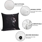 Metalface Soft Multiple Sizes Throw Pillow