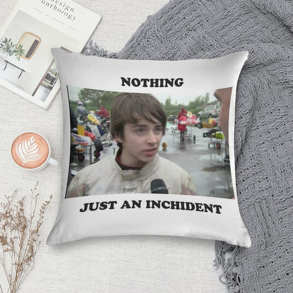 Nothing Just An Incident Charles Leclerc Soft Hidden Zipper Throw Pillow