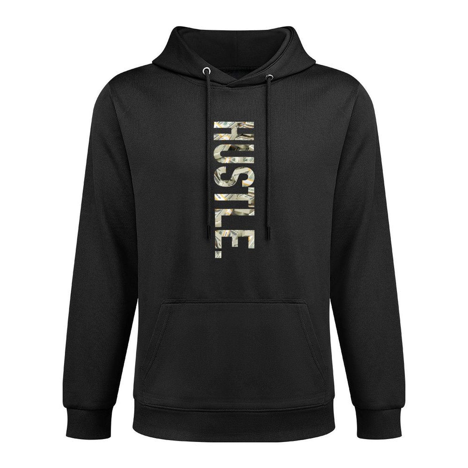 Hustle Money Stack Entrepreneur Christmas Kangaroo Pocket Hoodie