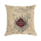 The Marauder’s Map Soft Reinforced Edging Throw Pillow