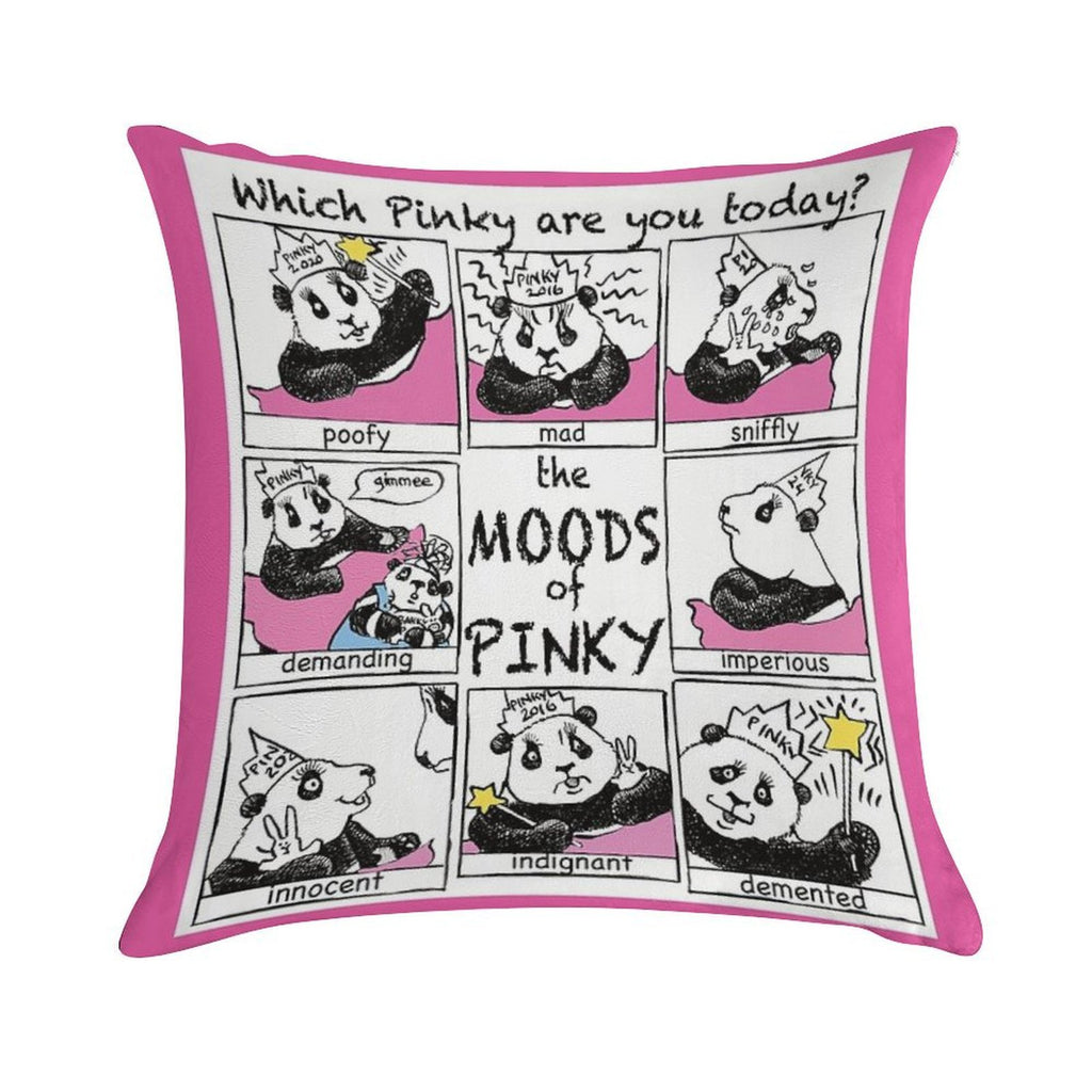 The Moods of Pinky Soft High-Density Material Throw Pillow