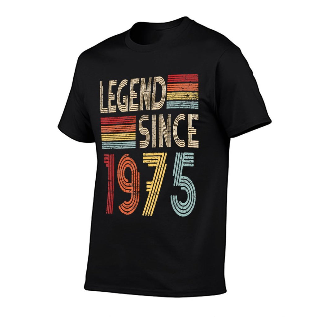 Legend Since 1975 Vintage 50th Birthday Retro 50 Year Old  Stretchy T-Shirt