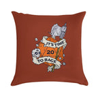 Tabletop RPG Barbarian - It's Time To Rage Soft Style Accent Throw Pillow