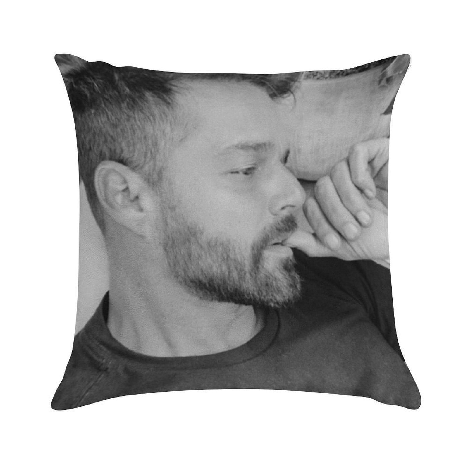 Ricky Martin Soft Decorative Cover Throw Pillow