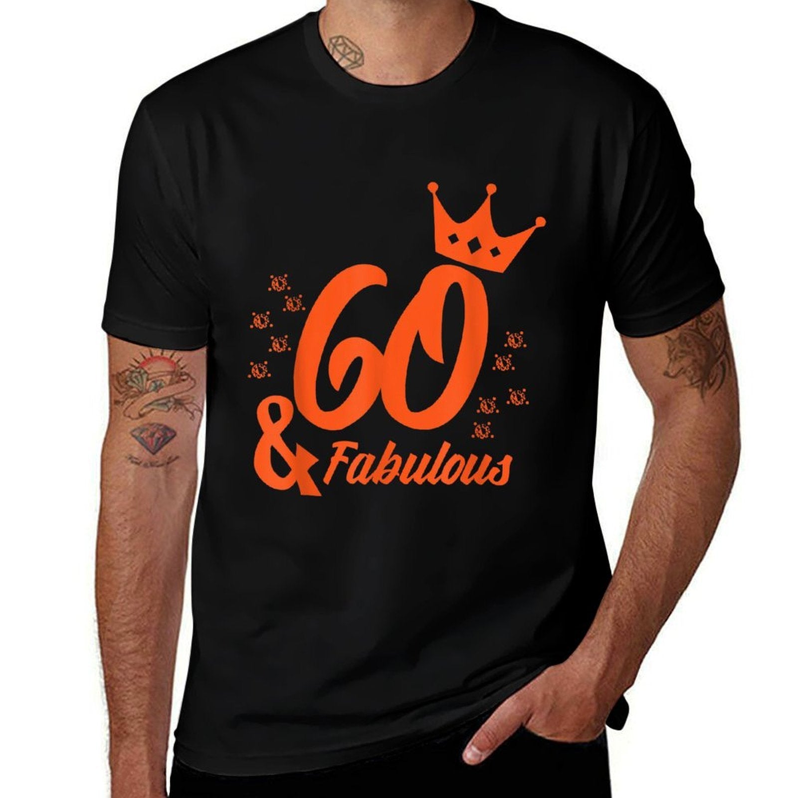 60 & Fabulous 60th Birthday Diamond 1958 T-shirt  Breathable T-Shirt