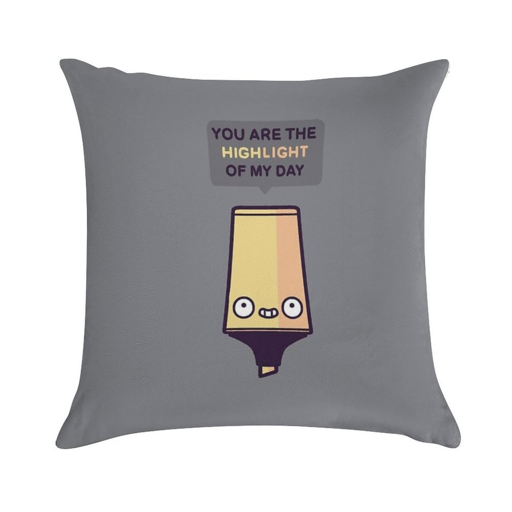 Highlight Soft Reinforced Edging Throw Pillow