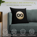 Infinity Ball Soft Easy Maintenance Throw Pillow