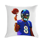 Handdrawn Lamar Soft Durable Construction Throw Pillow