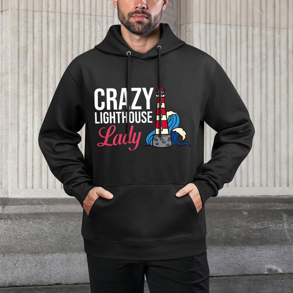 Lighthouse Tower Beach Ocean Quotes Lamp Light Pilling-Resistant Hoodie
