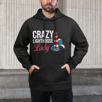 Lighthouse Tower Beach Ocean Quotes Lamp Light Pilling-Resistant Hoodie