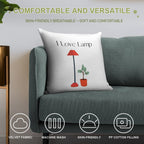 I Love Lamp Soft Multiple Sizes Throw Pillow