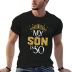My Son Is 50 Years Old 1973 50th Birthday Gifts  Slim-fit Cut T-Shirt