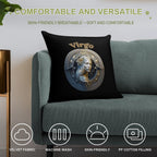 Virgo Zodiac Sign Soft Decorative Cover Throw Pillow