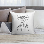 Snoopy X Woodstock X Fall Out Boy The Kids Aren't Alright Soft Easy Maintenance Throw Pillow