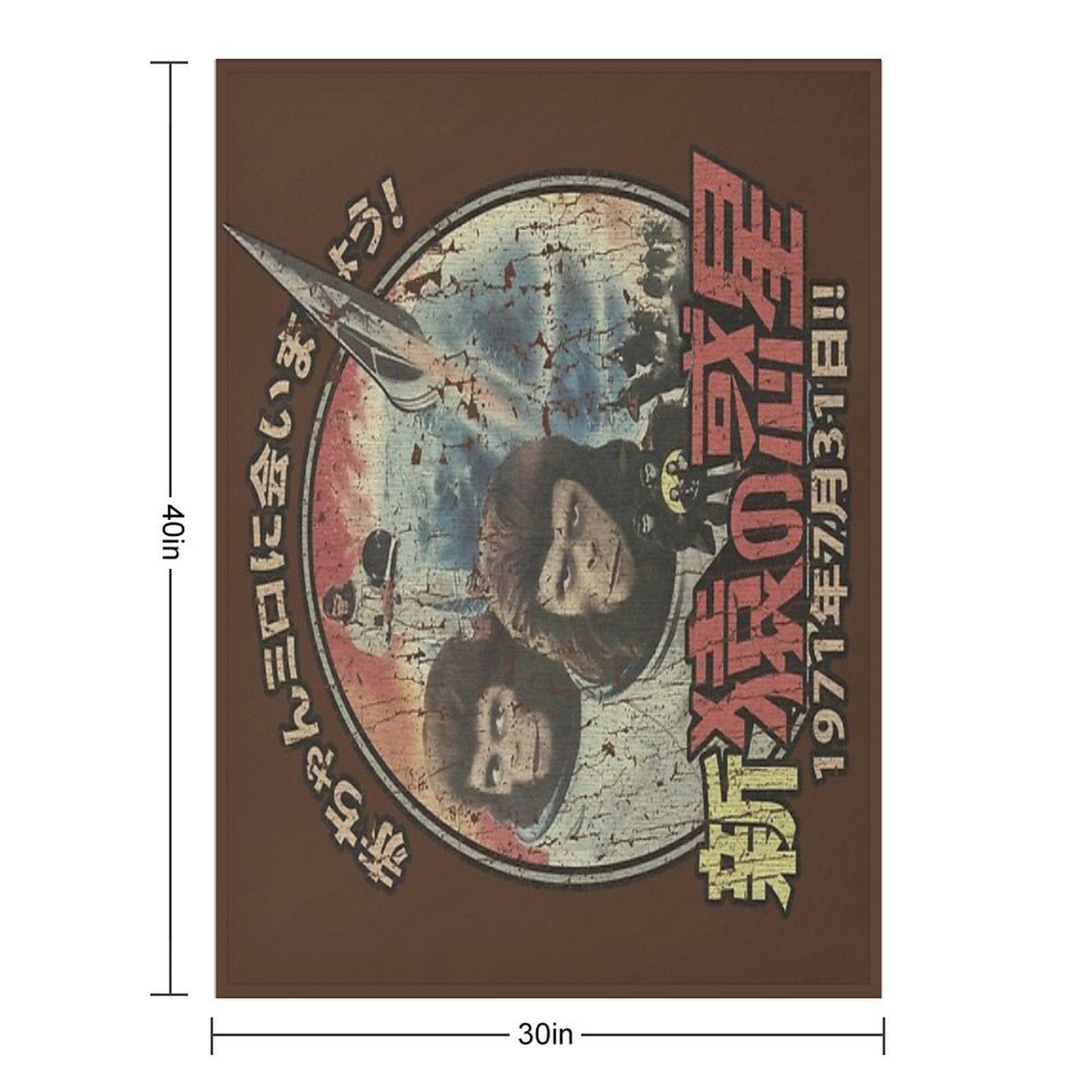 Escape from The Planet of The Apes 1971 Quick-dry Throw Blanket