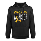 Childhood Cancer Awareness Mom of A Warrior Casual Wear Hoodie
