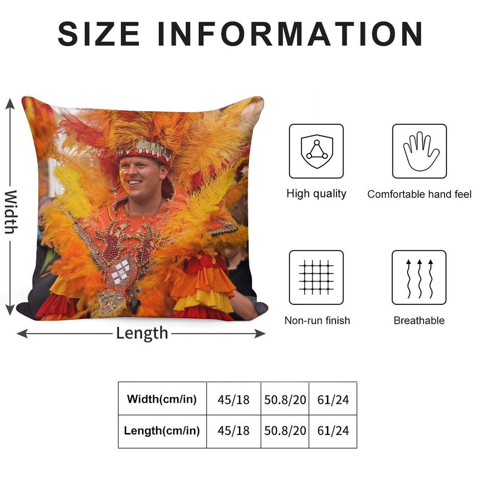 Kevin, Street Heat Samba Band Soft Gift Ready Throw Pillow