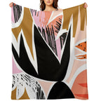Refresher  Abstract Bright Print Travel-friendly Throw Blanket