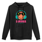 Groovy Happy Face Summer Vibes Got My Mind On Summer Teacher Adjustable Hood Hoodie