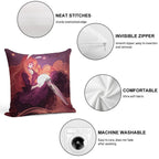 Alena Soft Short Plush Fabric Throw Pillow