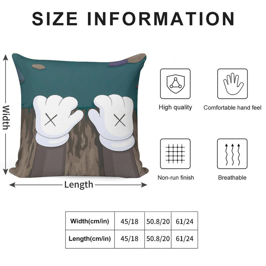 Old Friend Are Hard to Bury Soft Fade-Resistant Throw Pillow