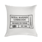 Royal Marines Commando Moto Per Mare Per Terram Soft Anti-Pilling Throw Pillow
