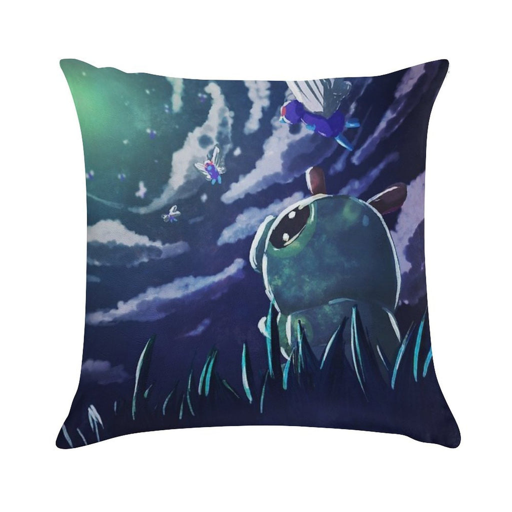 Dream of Caterpie Soft Skin-Friendly Throw Pillow