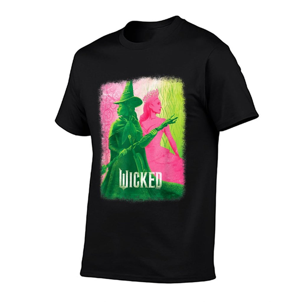 Wicked Unisex-Kids Movie Tie-In, Black, Small, Short Sleeve, Crew Neck, Tonal Effect Movie Design  Slim-fit Cut T-Shirt