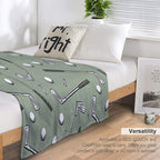 Golf Clubs Gift-ready Throw Blanket