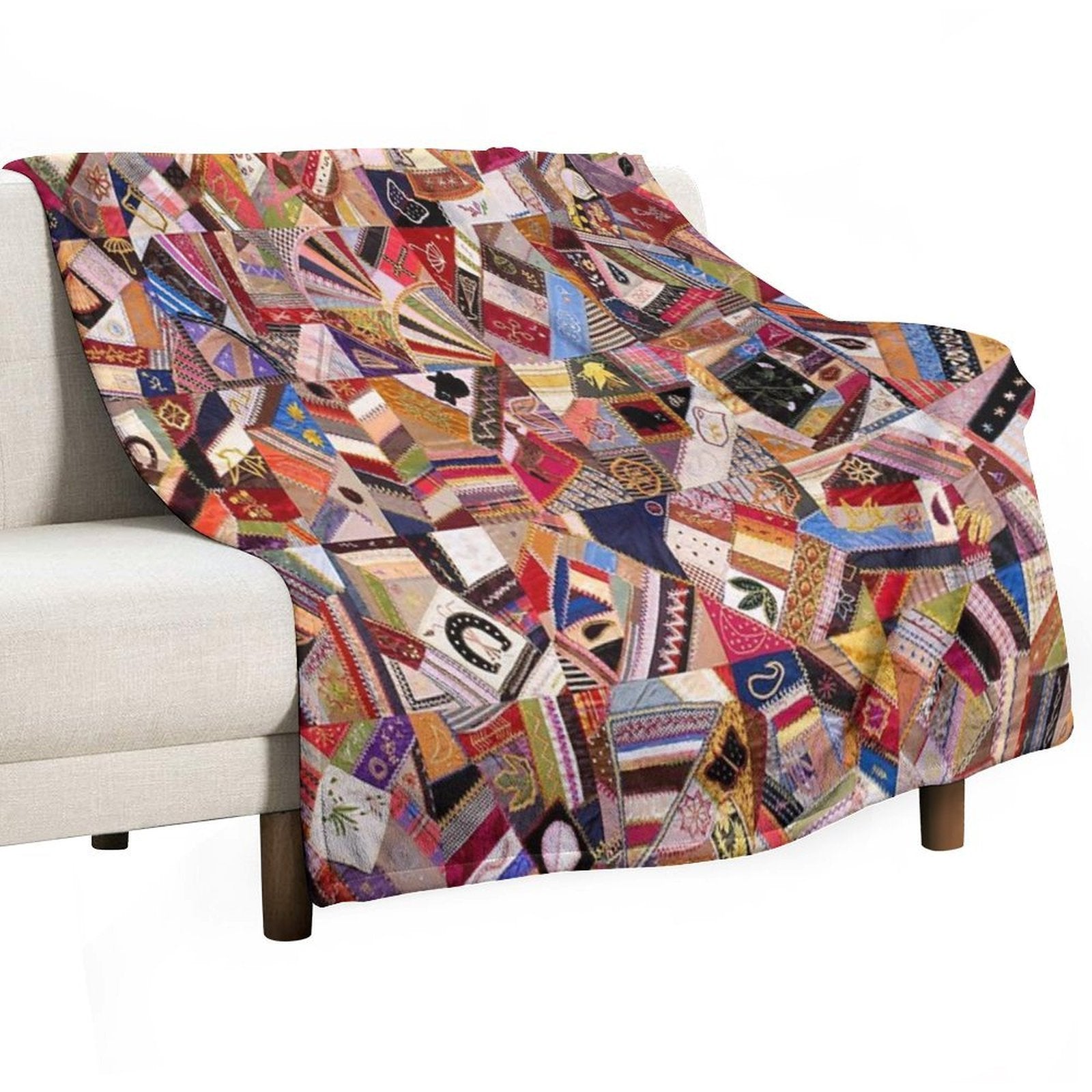 Quilt Top Versatility Throw Blanket