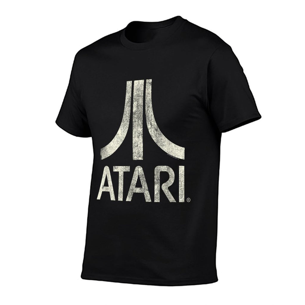 Ripple Junction X ATARI Classic Video Game Logo Design Print  Oversized Silhouette T-Shirt