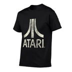 Ripple Junction X ATARI Classic Video Game Logo Design Print  Oversized Silhouette T-Shirt