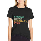 30 Years Old Legend Since February 1995 30th Birthday  Relaxed-fit T-Shirt