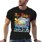 Aw Ship Fun Family Trip 2025 Summer Matching Family Cruise  Quick-drying T-Shirt
