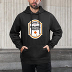 Caramel Sauce DIY Halloween Funny Matching Costume Label Relaxed Fit Hoodie