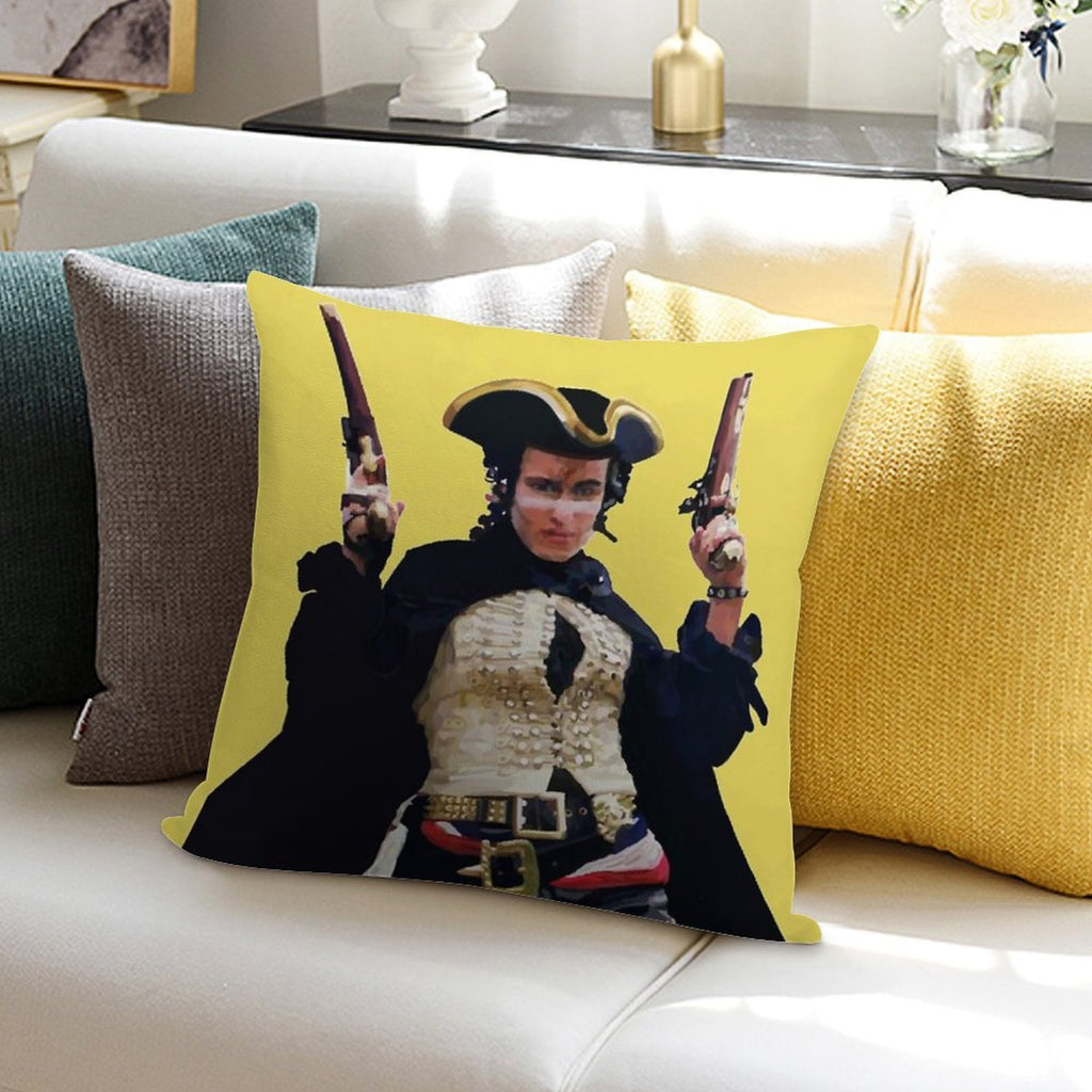 Adam Ant - Stand And Deliver Soft Style Accent Throw Pillow